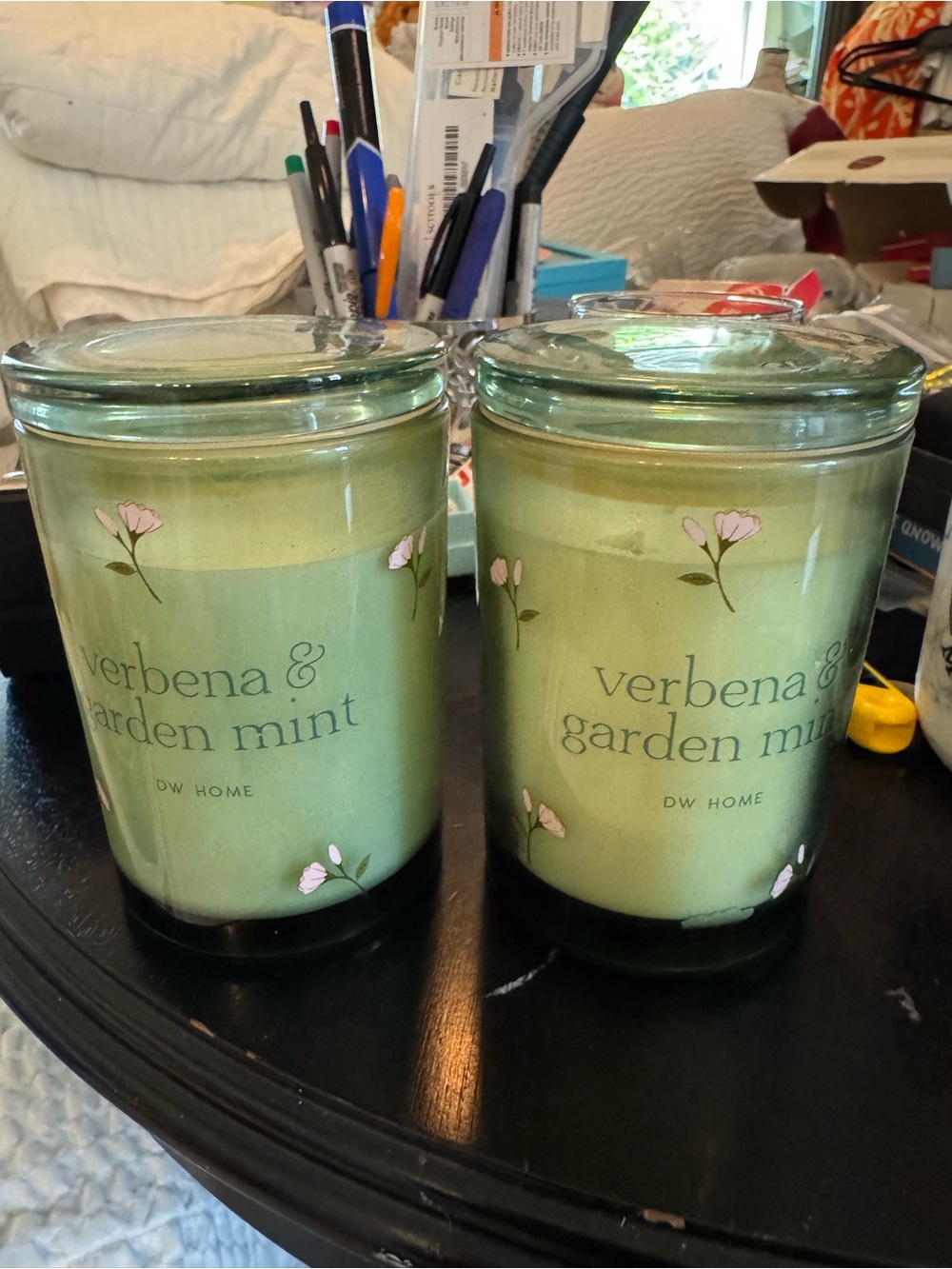 DW Home Verbena & Garden Mint Candle Pair - Green